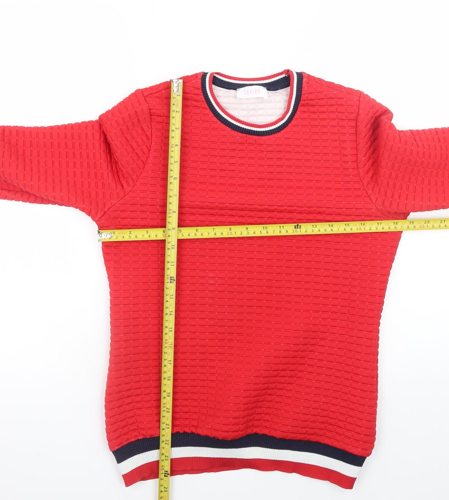 Womens UK Size M Savida Red Pullover Sweatshirt