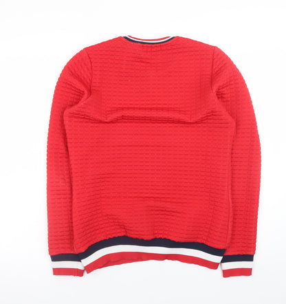Womens UK Size M Savida Red Pullover Sweatshirt