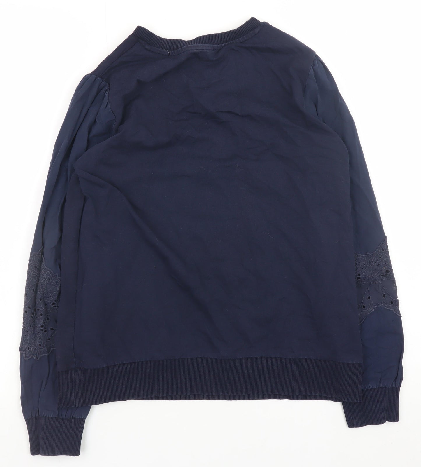Womens UK Size S Gallery Blue Pullover Sweatshirt