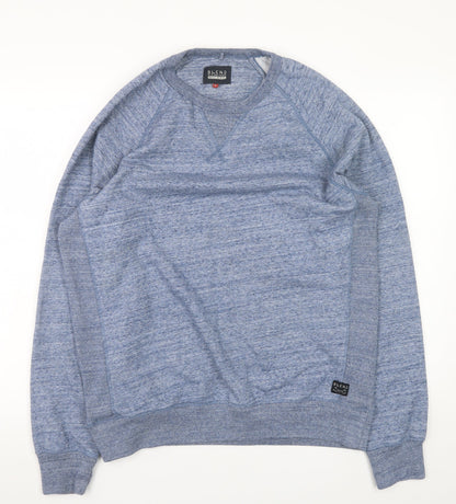 Mens UK Size XL Blend Blue Pullover Sweatshirt