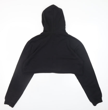 Womens UK Size S PRETTYLITTLETHING Black Pullover Hoodie