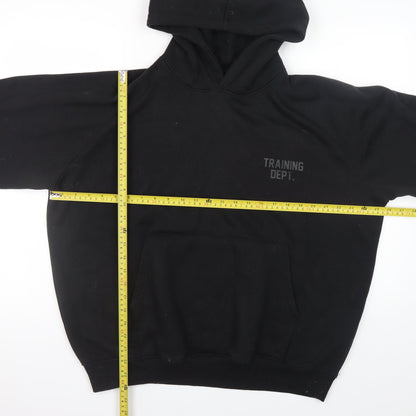 MAN Active Men's Black Training Dept Pullover Hoodie Size L