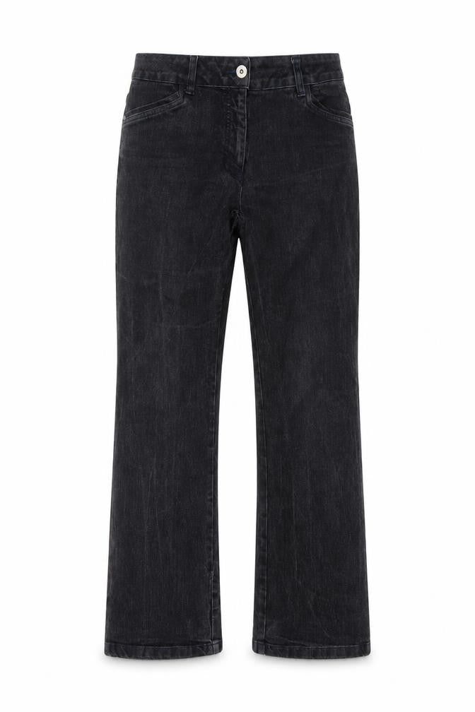 Womens UK Size 10 Cecil Classics Regular Fit Straight Black Jeans
