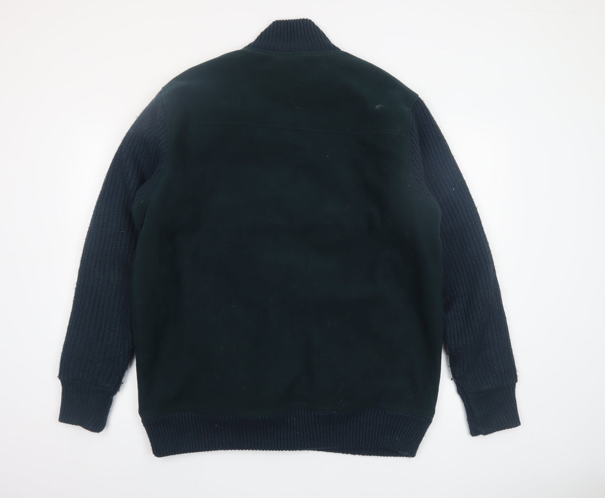 Mens UK Size L James Pringle Blue Bomber Jacket