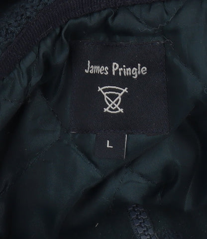 Mens UK Size L James Pringle Blue Bomber Jacket