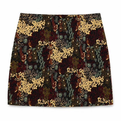 Womens UK Size 12 Dorothy Perkins Straight & Pencil Jacquard Skirt