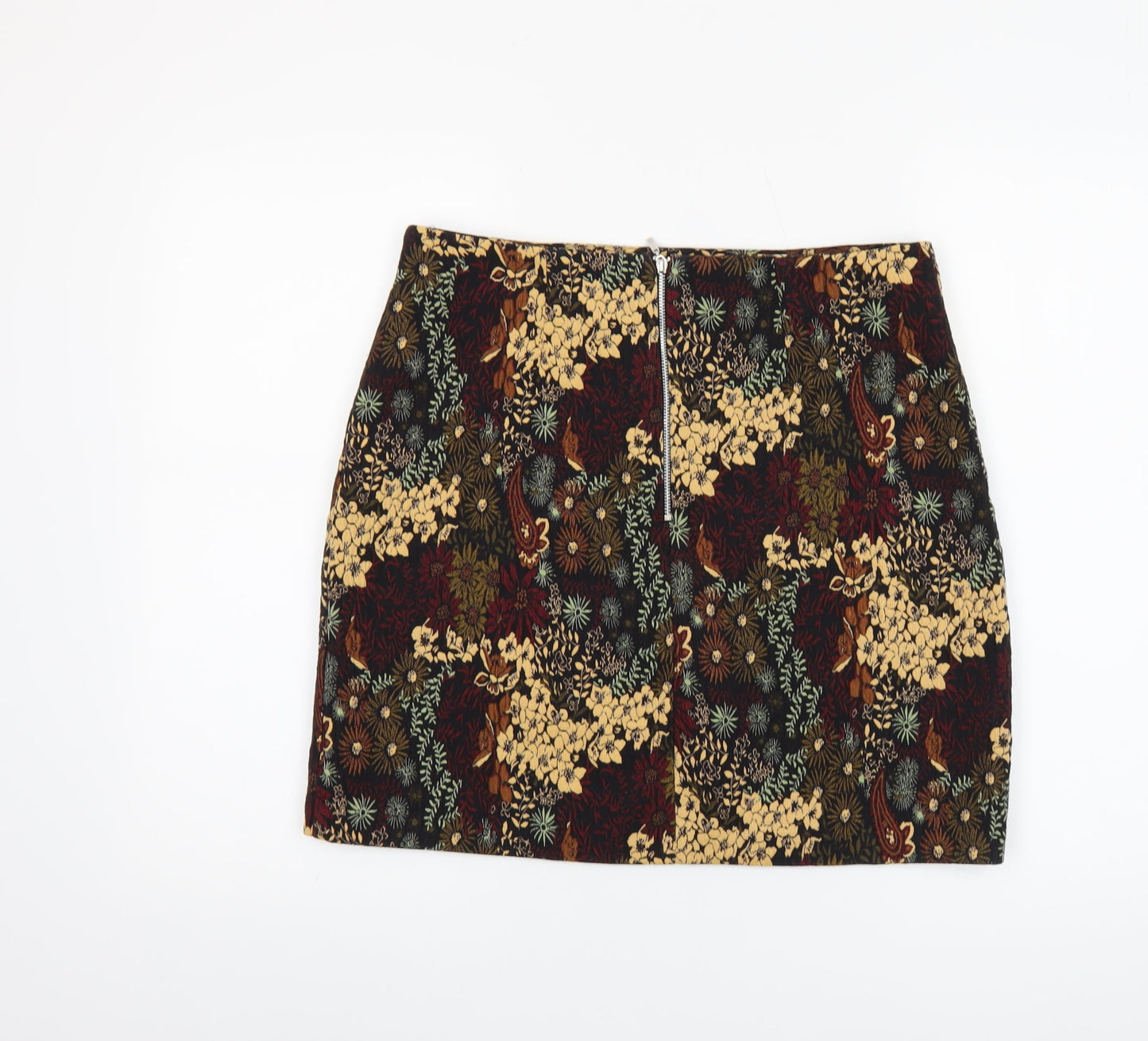 Womens UK Size 12 Dorothy Perkins Straight & Pencil Jacquard Skirt