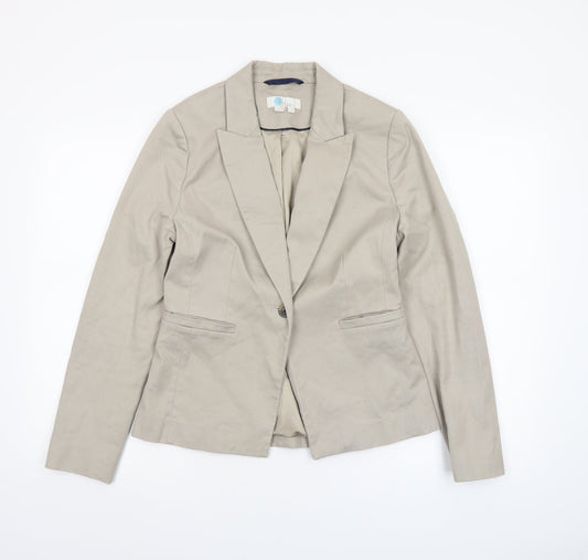 Womens UK Size 10 Boden Regular Beige Blazer