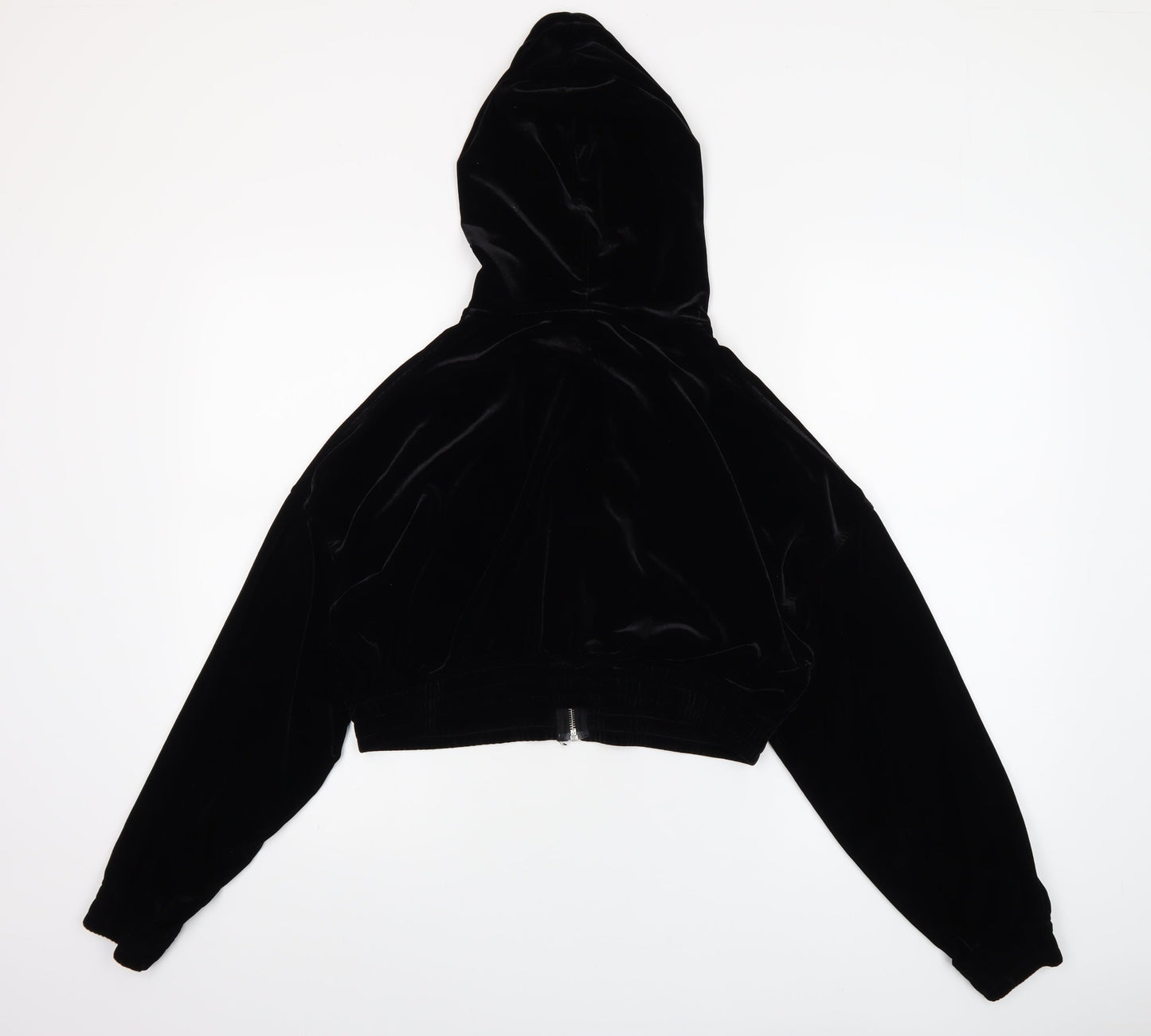 Womens UK Size 12 H&M Black Full Zip Hoodie