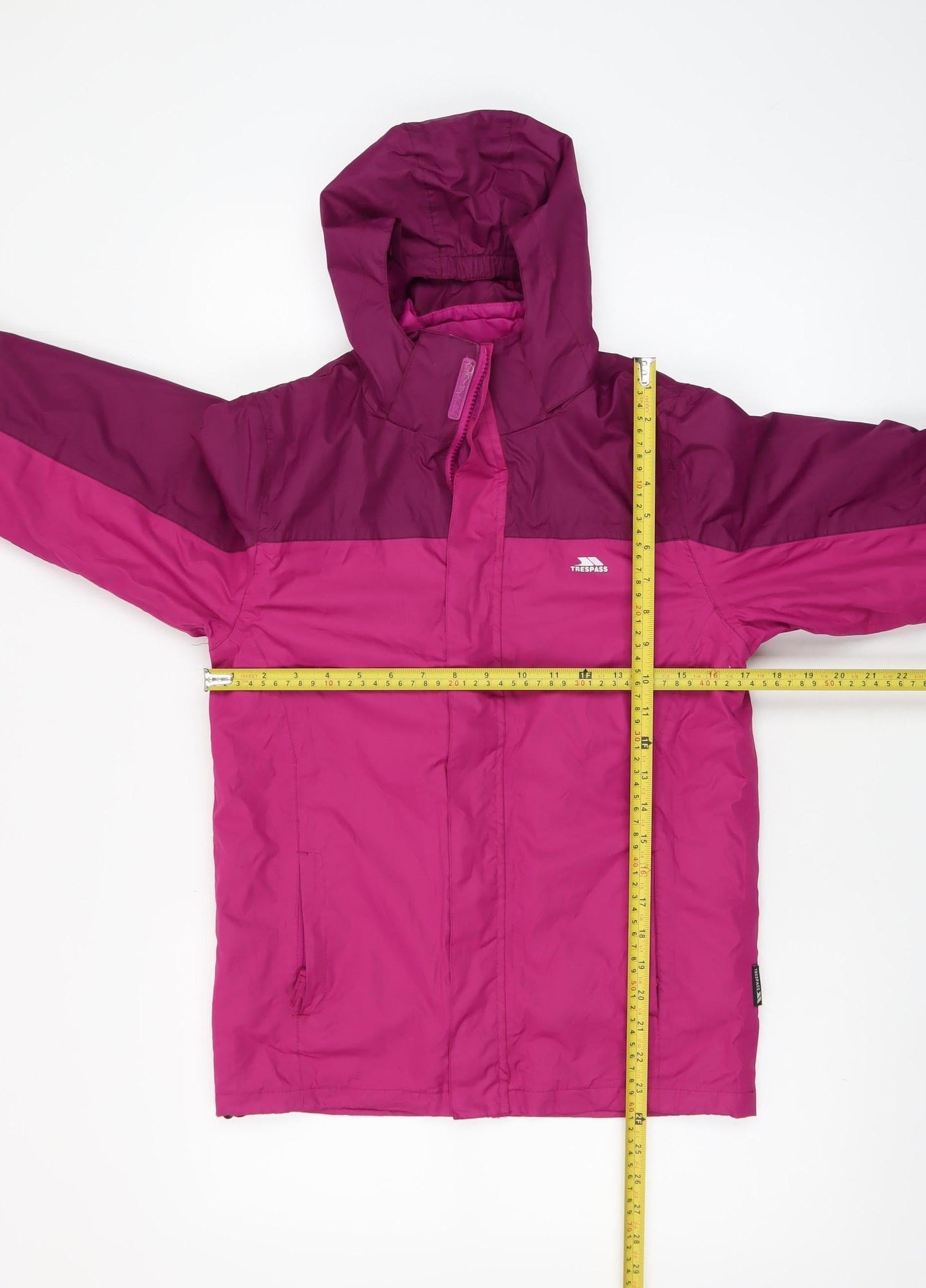 Girls UK Size 9-10 Years Trespass Pink Rain Coat