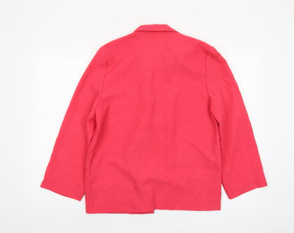 Womens UK Size 12 Jacques Vert Regular Red Blazer