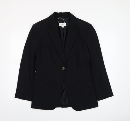 Womens UK Size 8 Marks and Spencer Regular Black Blazer