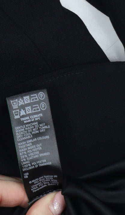 Womens UK Size 8 Marks and Spencer Regular Black Blazer