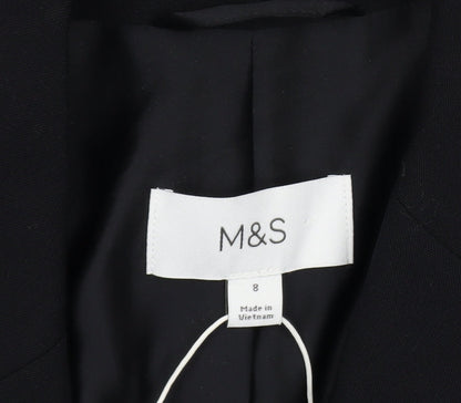Womens UK Size 8 Marks and Spencer Regular Black Blazer