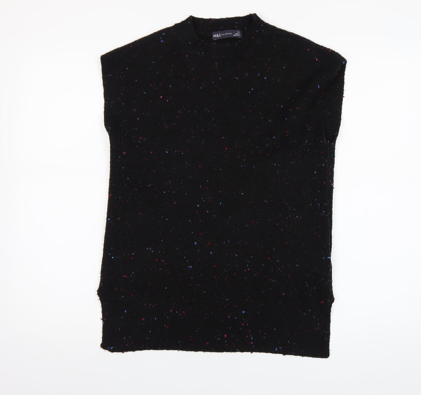 Womens UK Size XS Marks and Spencer Black Pullover Jumper