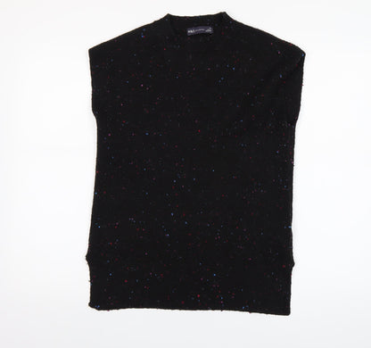 Womens UK Size XS Marks and Spencer Black Pullover Jumper