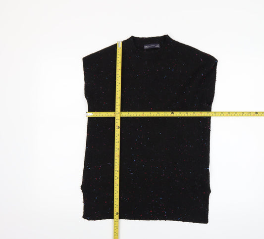 Womens UK Size XS Marks and Spencer Black Pullover Jumper