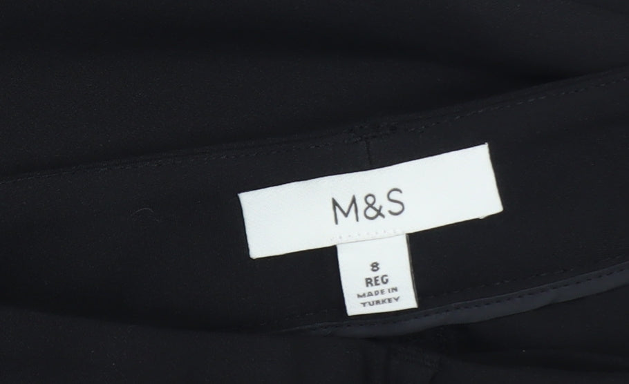 Womens UK Size 8 Marks and Spencer Straight & Pencil Twill Skirt