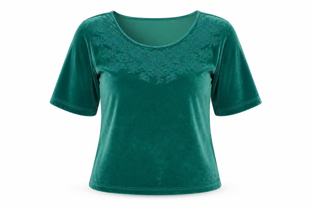 Womens UK Size 12 Together Green Basic Blouse