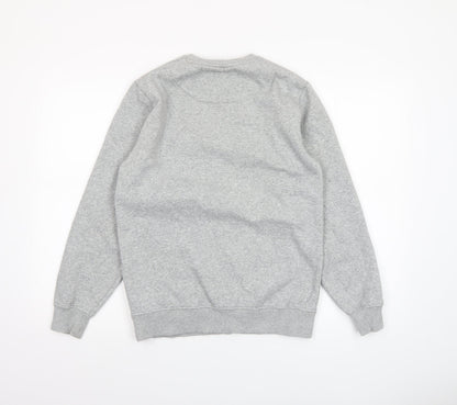 Mens UK Size XS SikSilk Grey Pullover Sweatshirt