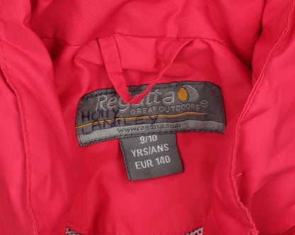 Girls UK Size 9-10 Years Regatta Pink Rain Coat