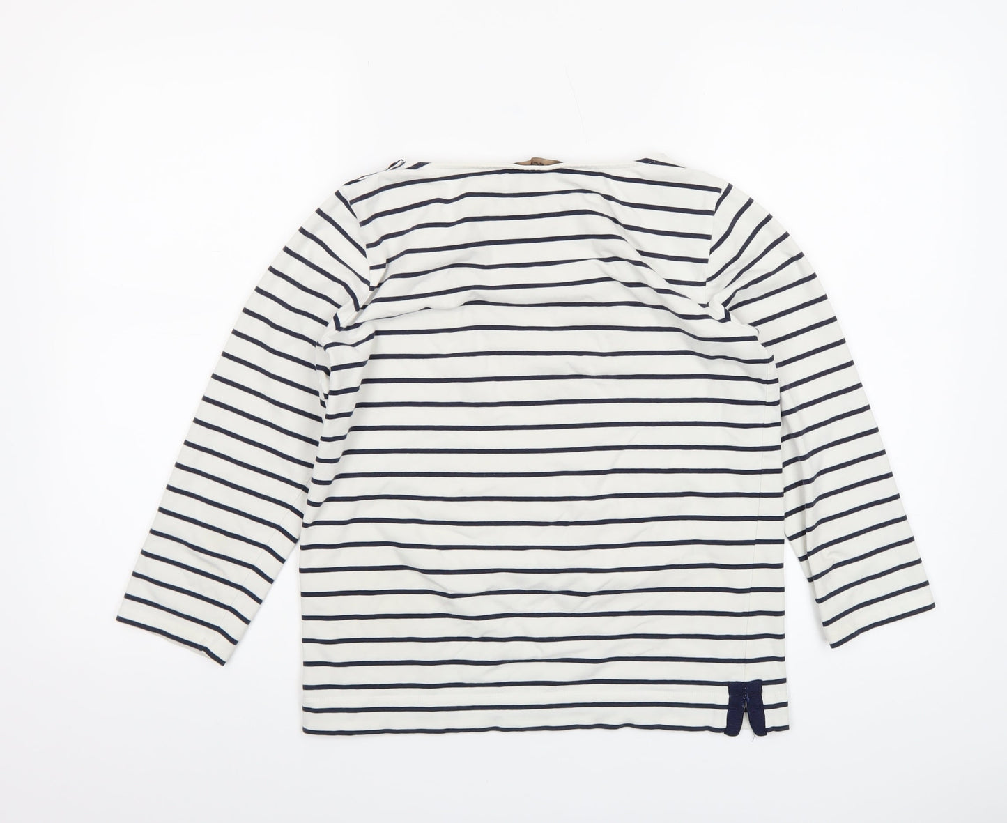 Womens UK Size S Jaeger White Basic T-Shirt