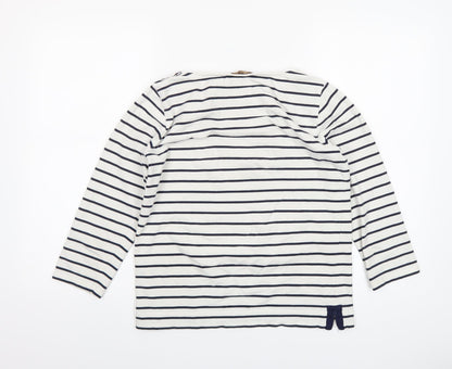 Womens UK Size S Jaeger White Basic T-Shirt