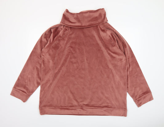 Womens UK Size 24 Cotton Traders Pink Pullover Sweatshirt