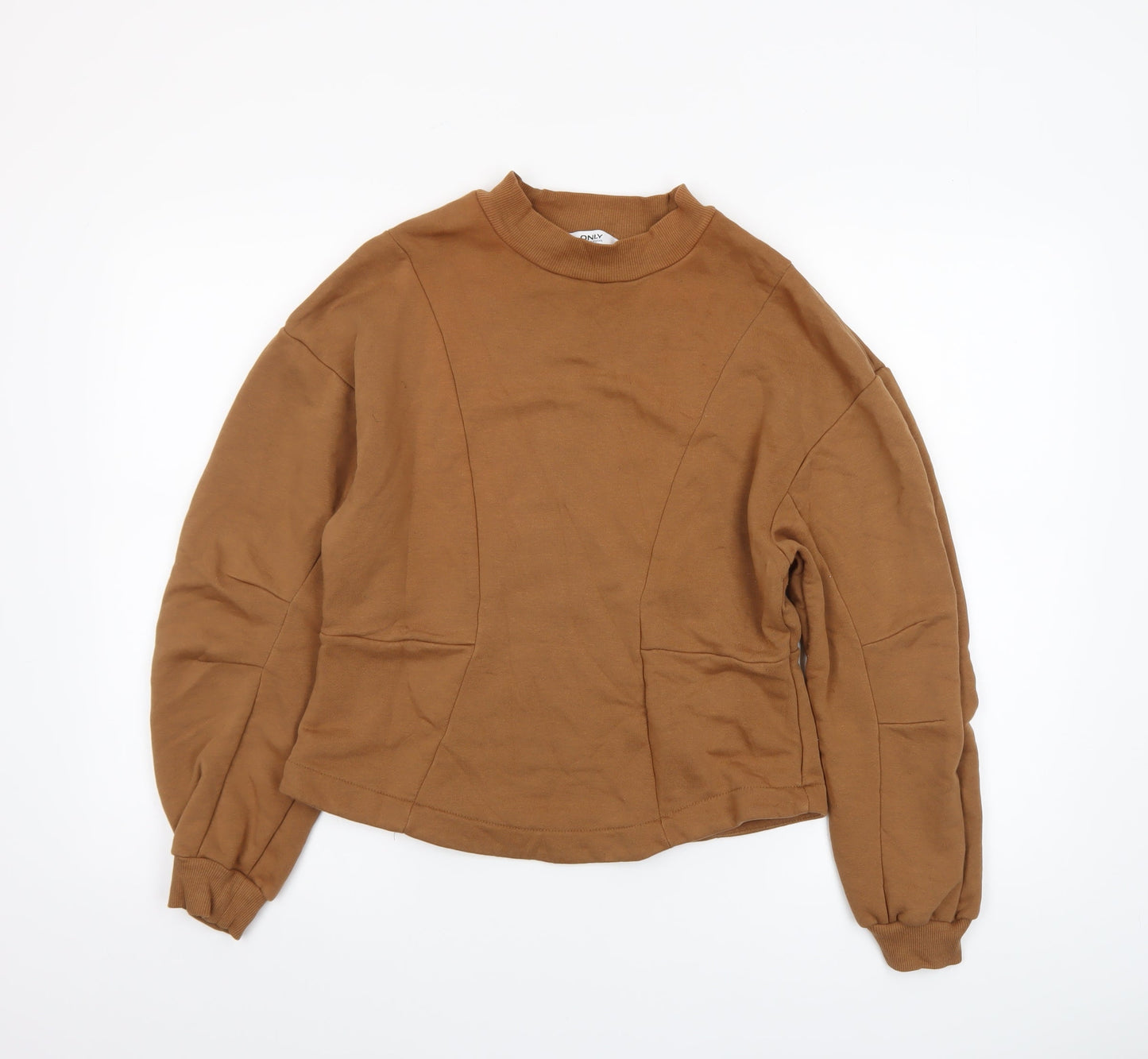Womens UK Size M Only Brown Basic T-Shirt