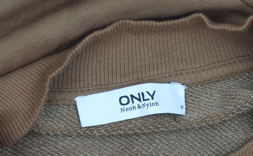 Womens UK Size M Only Brown Basic T-Shirt