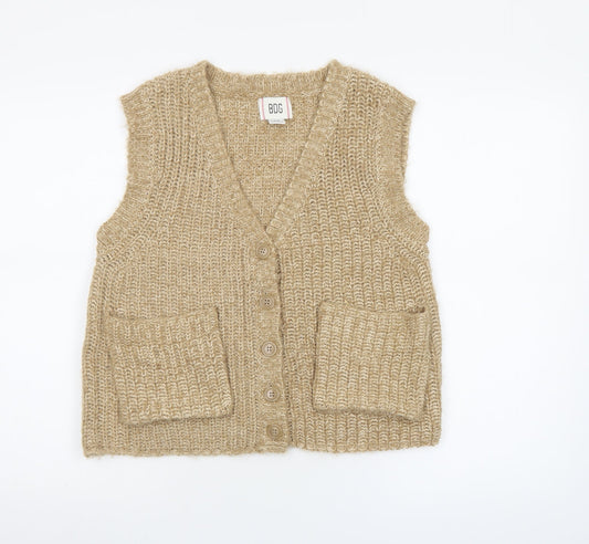 Womens UK Size S BDG Beige Cardigan Jumper