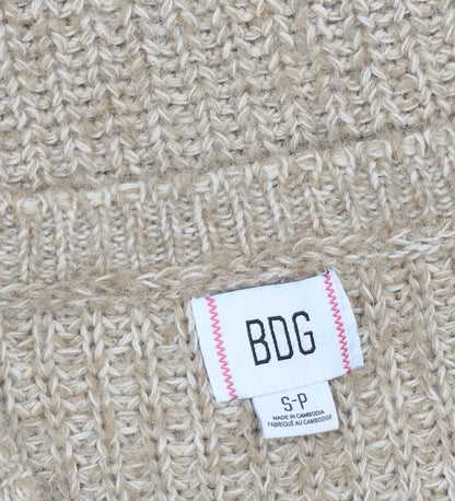 Womens UK Size S BDG Beige Cardigan Jumper
