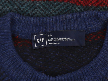 Mens UK Size XS Gap Multicoloured Pullover Jumper