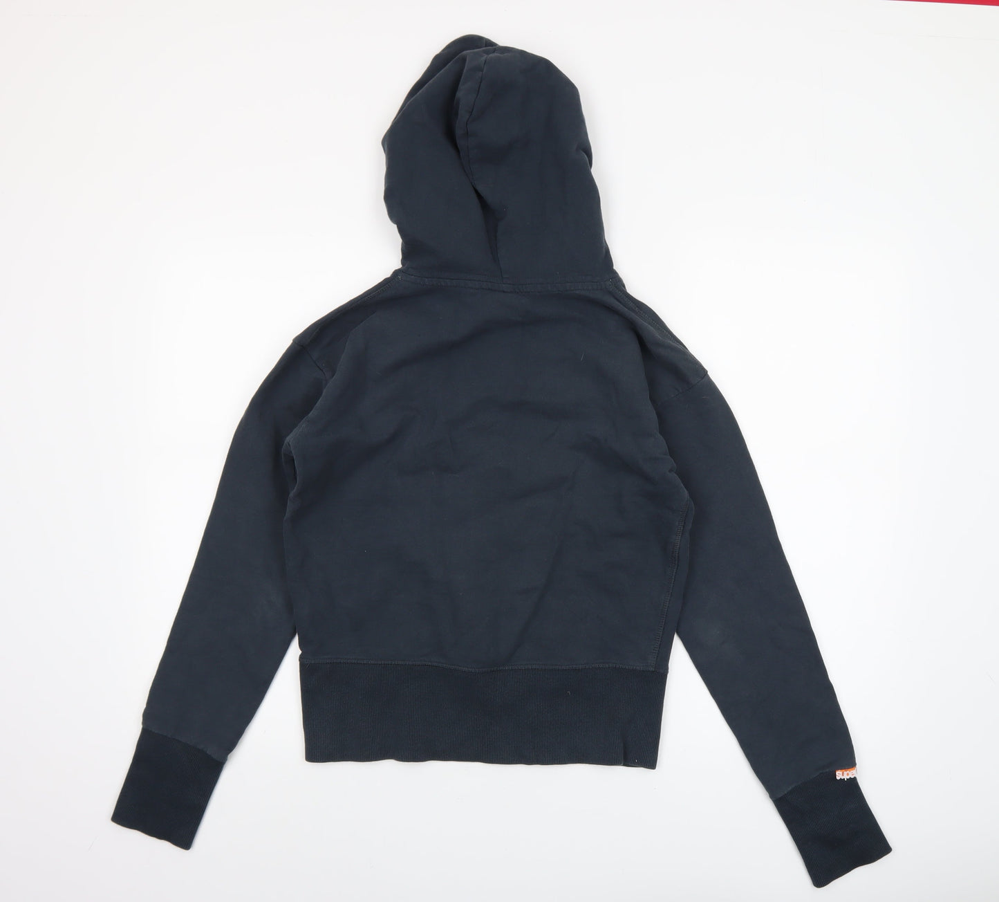 Womens UK Size S Superdry Blue Pullover Hoodie