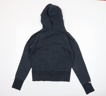 Womens UK Size S Superdry Blue Pullover Hoodie