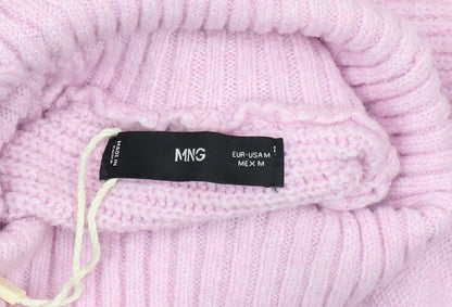 Womens UK Size M MNG Pink Pullover Jumper