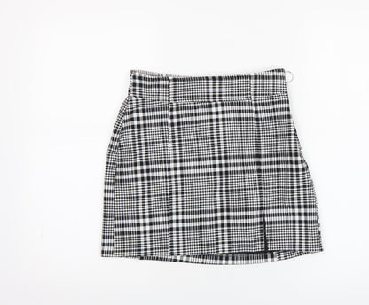 Womens UK Size M Bershka A-Line Twill Skirt