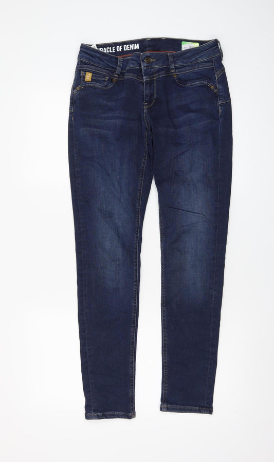 Womens UK Size 10 Miracle of Denim Slim Fit Skinny Blue Jeans