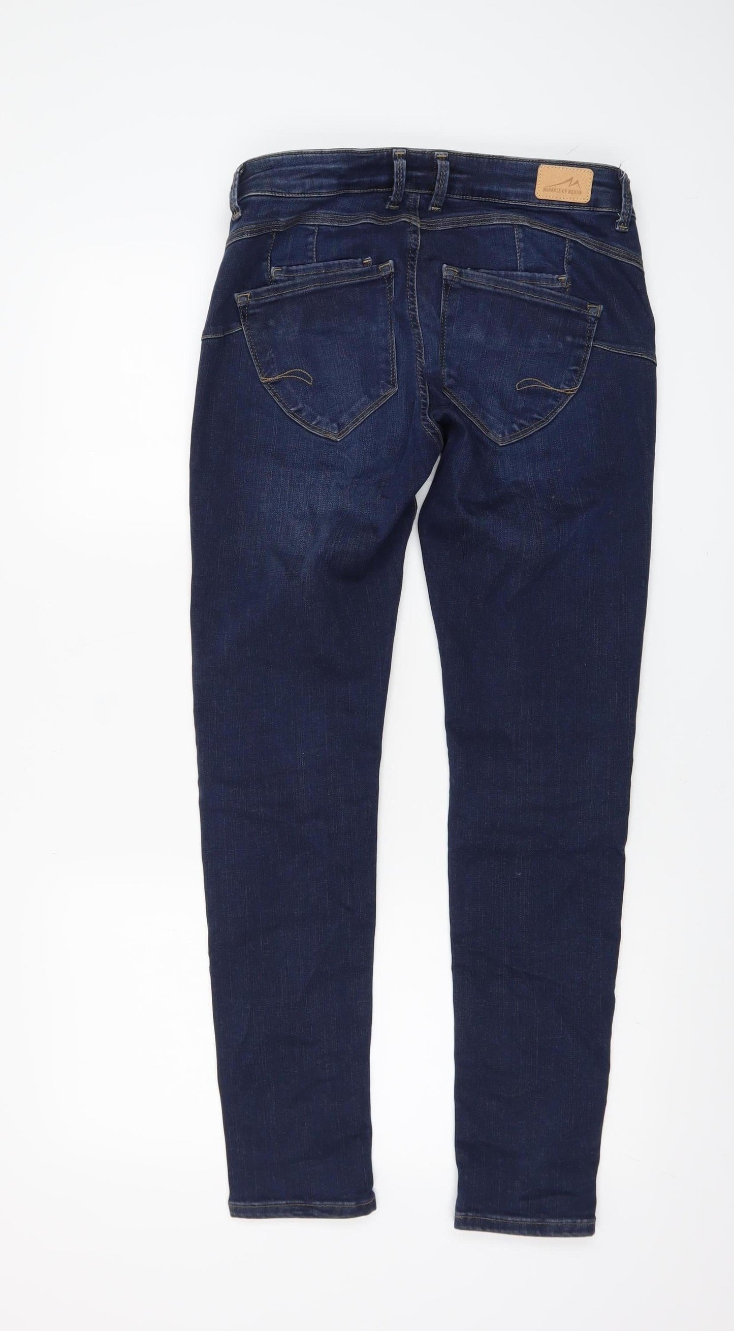 Womens UK Size 10 Miracle of Denim Slim Fit Skinny Blue Jeans