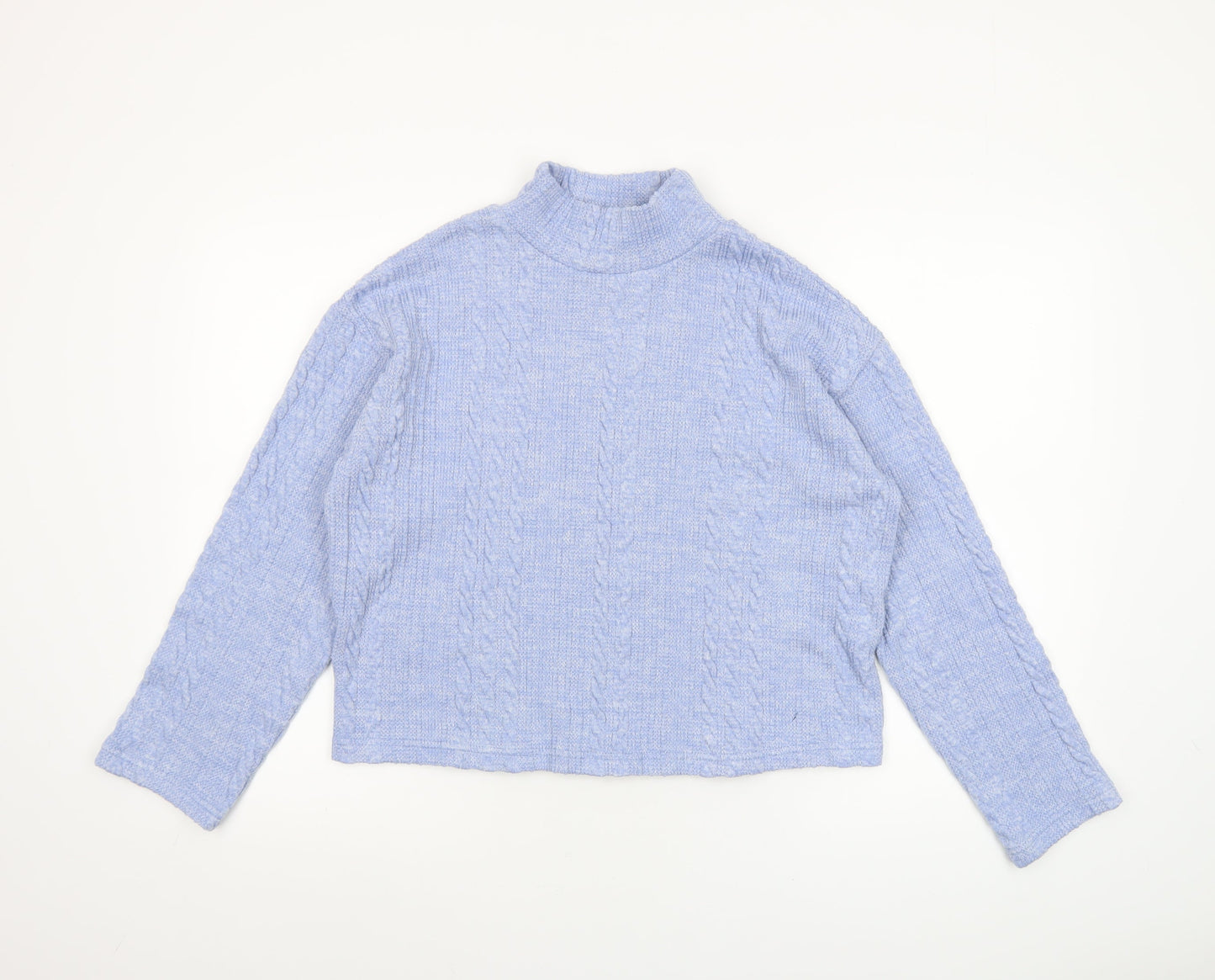 Womens UK Size S New Look Blue Pullover Sweatshirt