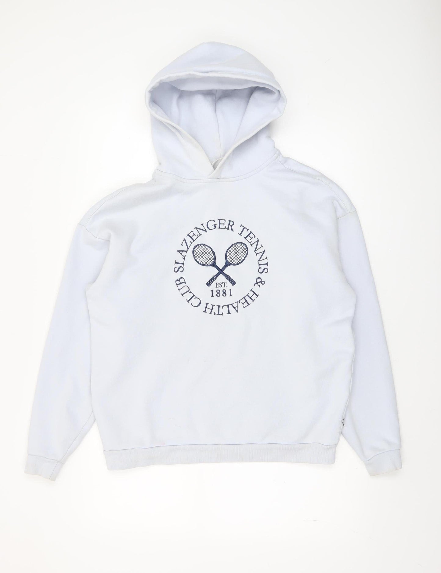 Womens UK Size 8 Slazenger White Pullover Hoodie