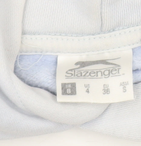 Womens UK Size 8 Slazenger White Pullover Hoodie