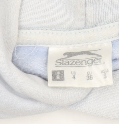 Womens UK Size 8 Slazenger White Pullover Hoodie