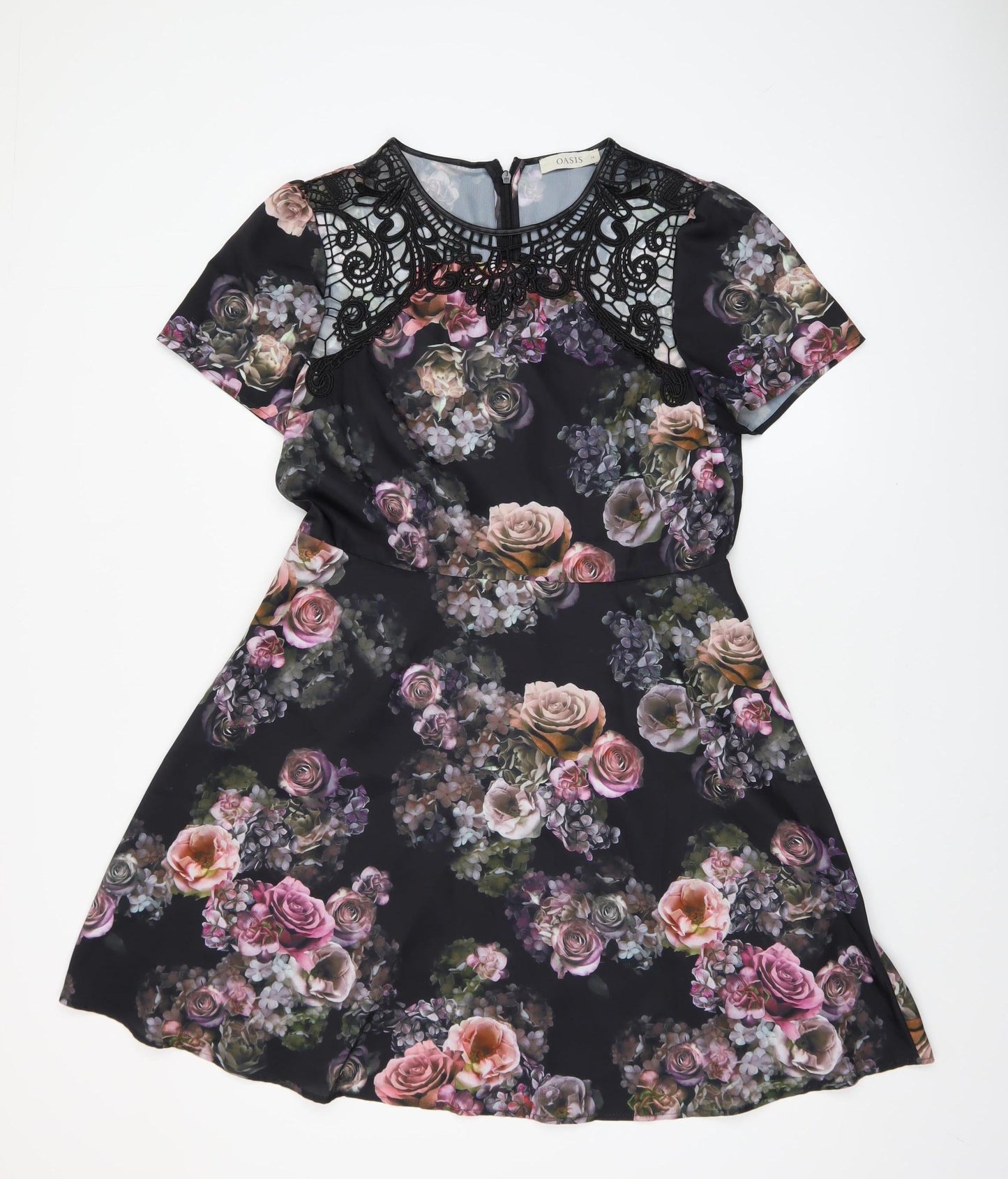 Womens UK Size 14 Oasis A-Line Dress