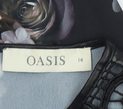 Womens UK Size 14 Oasis A-Line Dress