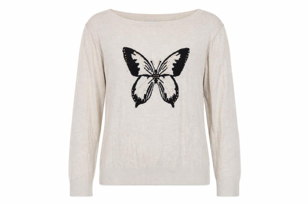 Womens UK Size L Wallis Beige Pullover Jumper