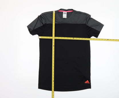 Mens UK Size S adidas Black Gym & Training Running & Jogging Football T-Shirt