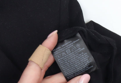 Womens UK Size XS H&M One-Piece Black Bodysuit
