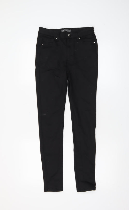 Womens UK Size 8 Denim Co. Slim Fit Skinny Black Jeans