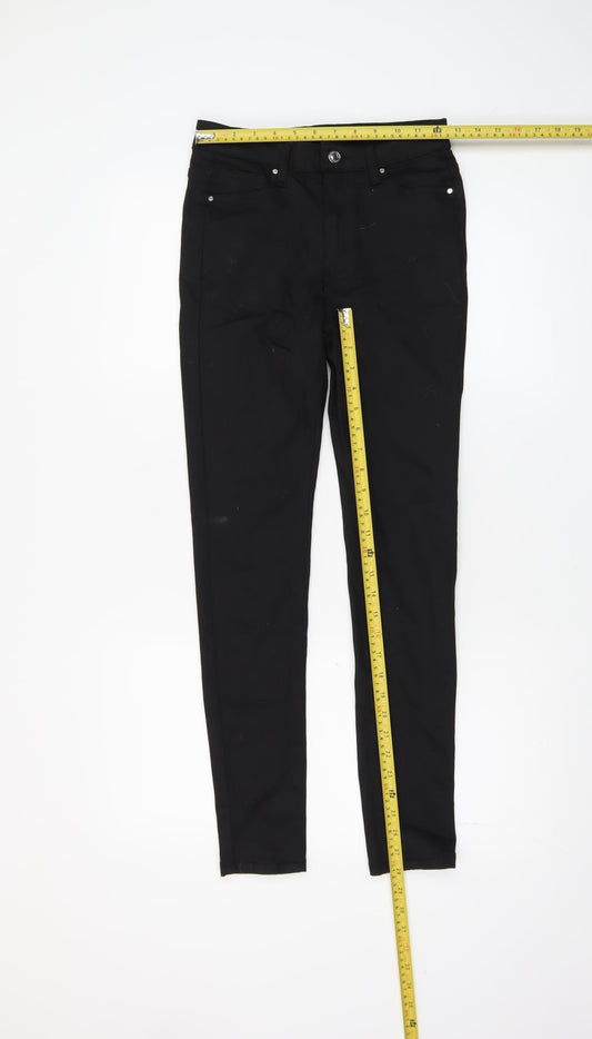 Womens UK Size 8 Denim Co. Slim Fit Skinny Black Jeans